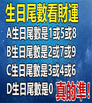 六安你的生日尾数是几？命运如何？